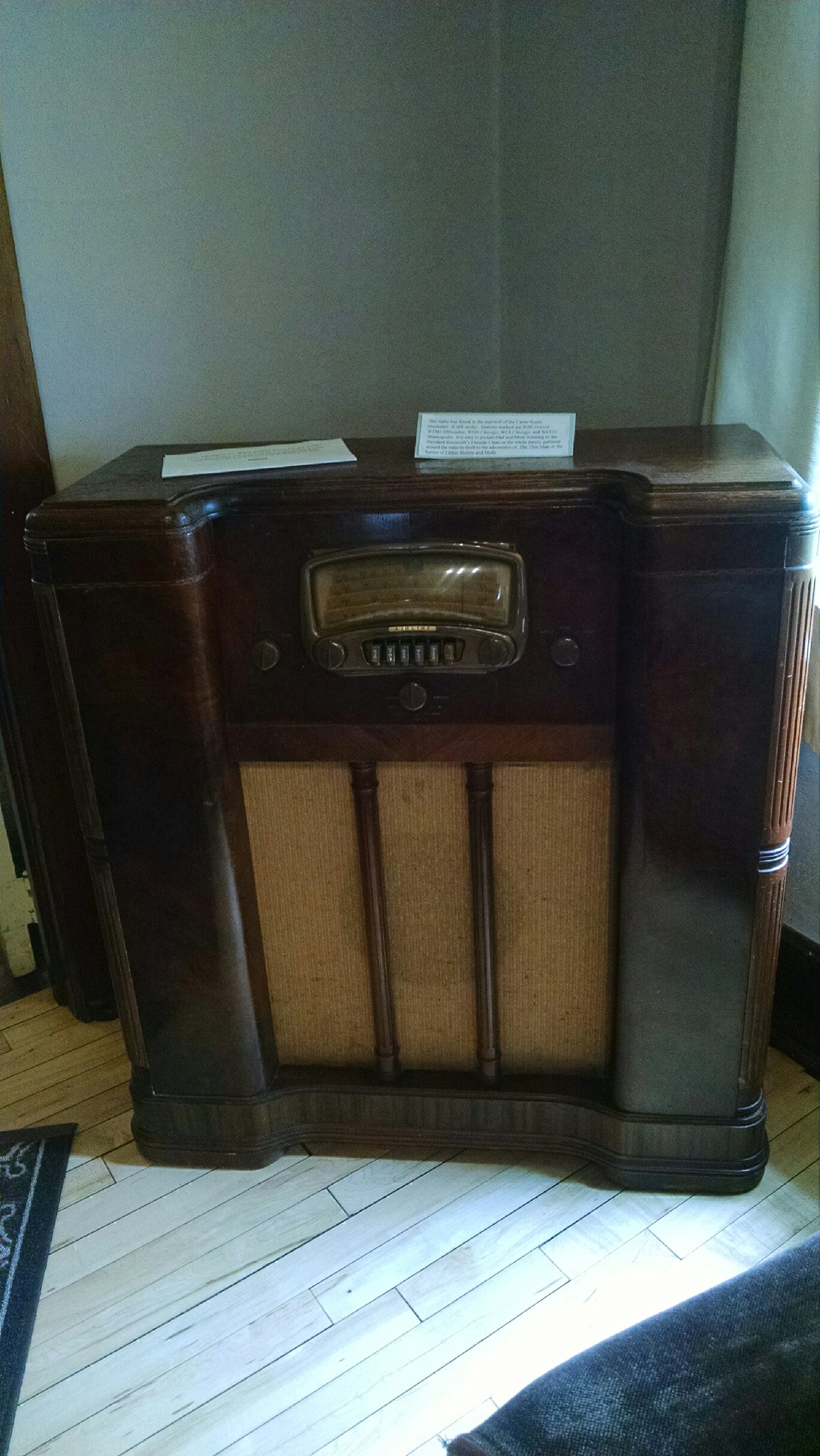 Vintage Radio Truly A Local Find Forest County Historical And